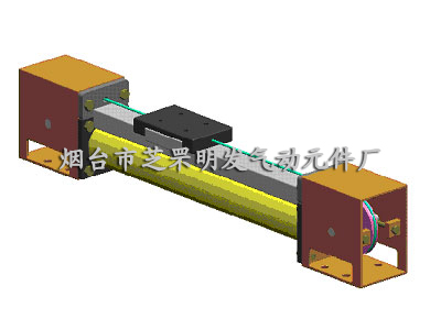 快速导轨式缆索气缸